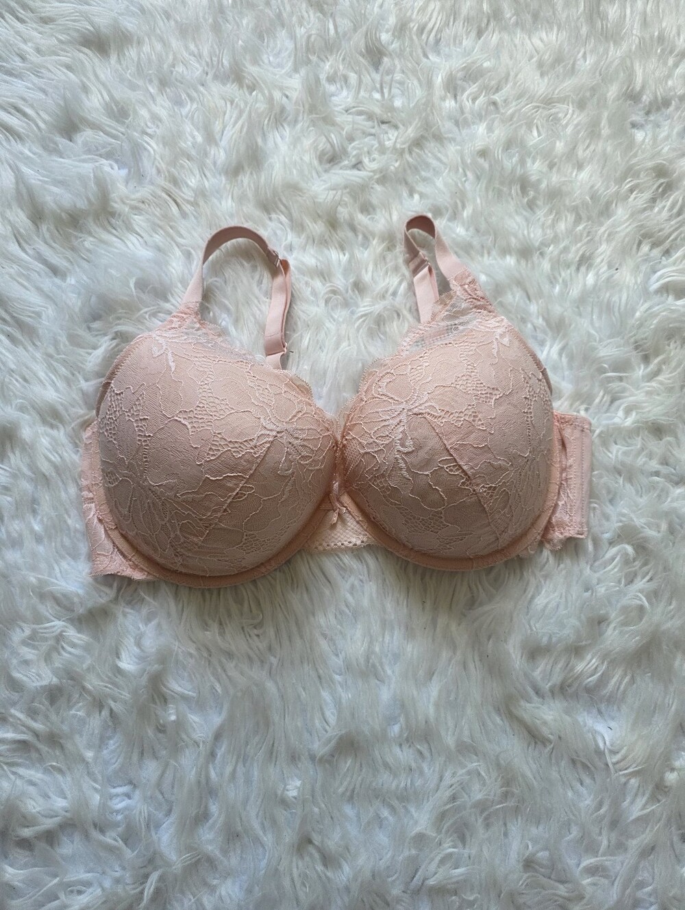 Auden Lace Molded Bra - Light Pink